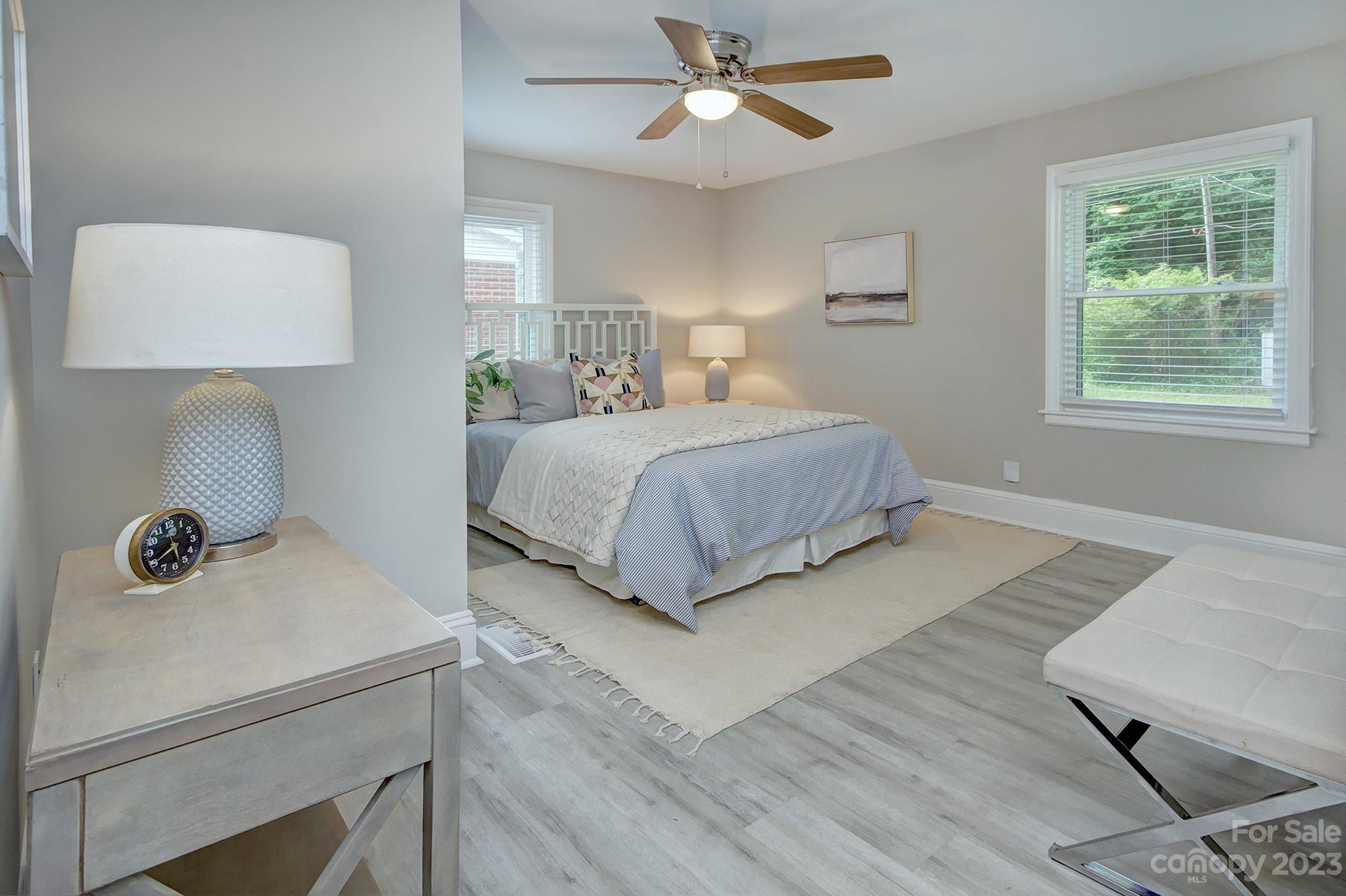 2954 Enfield Road Charlotte, NC 28205 - Photo 16 of 27 a bedroom with a bed and window