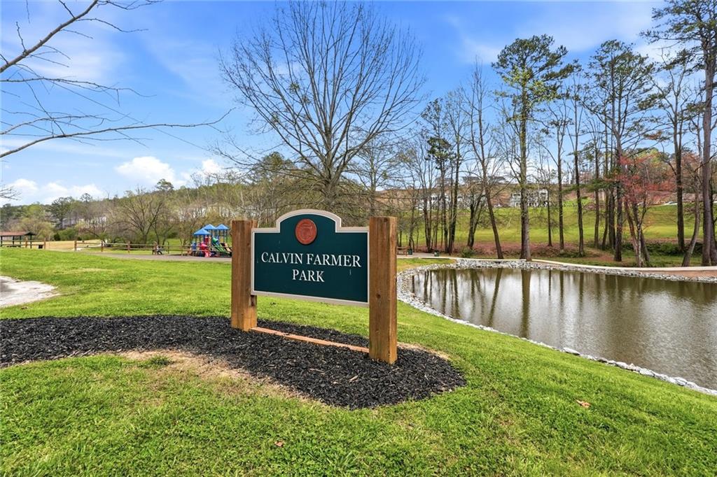 275 Strippling Street Ball Ground, GA 30107 - Photo 39 of 40 a view of a park with iron fence