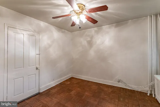 wooden floor in an empty room