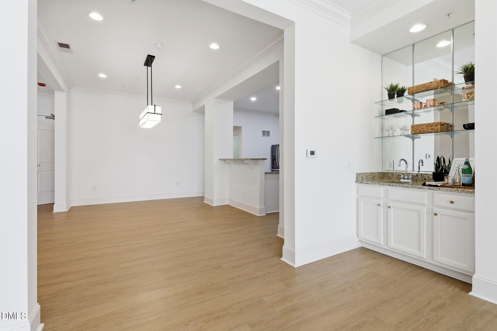 317 West Morgan Street West, Unit 504 Raleigh, NC 27601 - Photo 17 of 44 Wet Bar into Dining