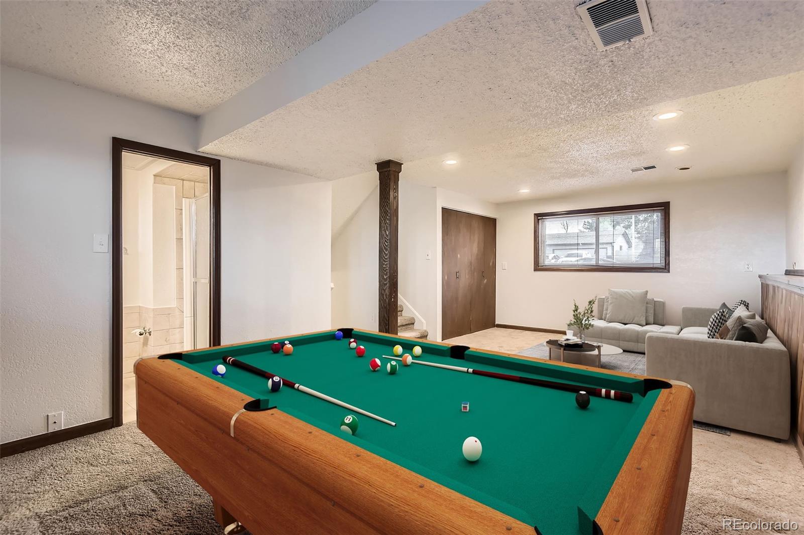 367 Jupiter Drive Lone Tree, CO 80124 - Photo 9 of 15 a room with furniture pool table and window