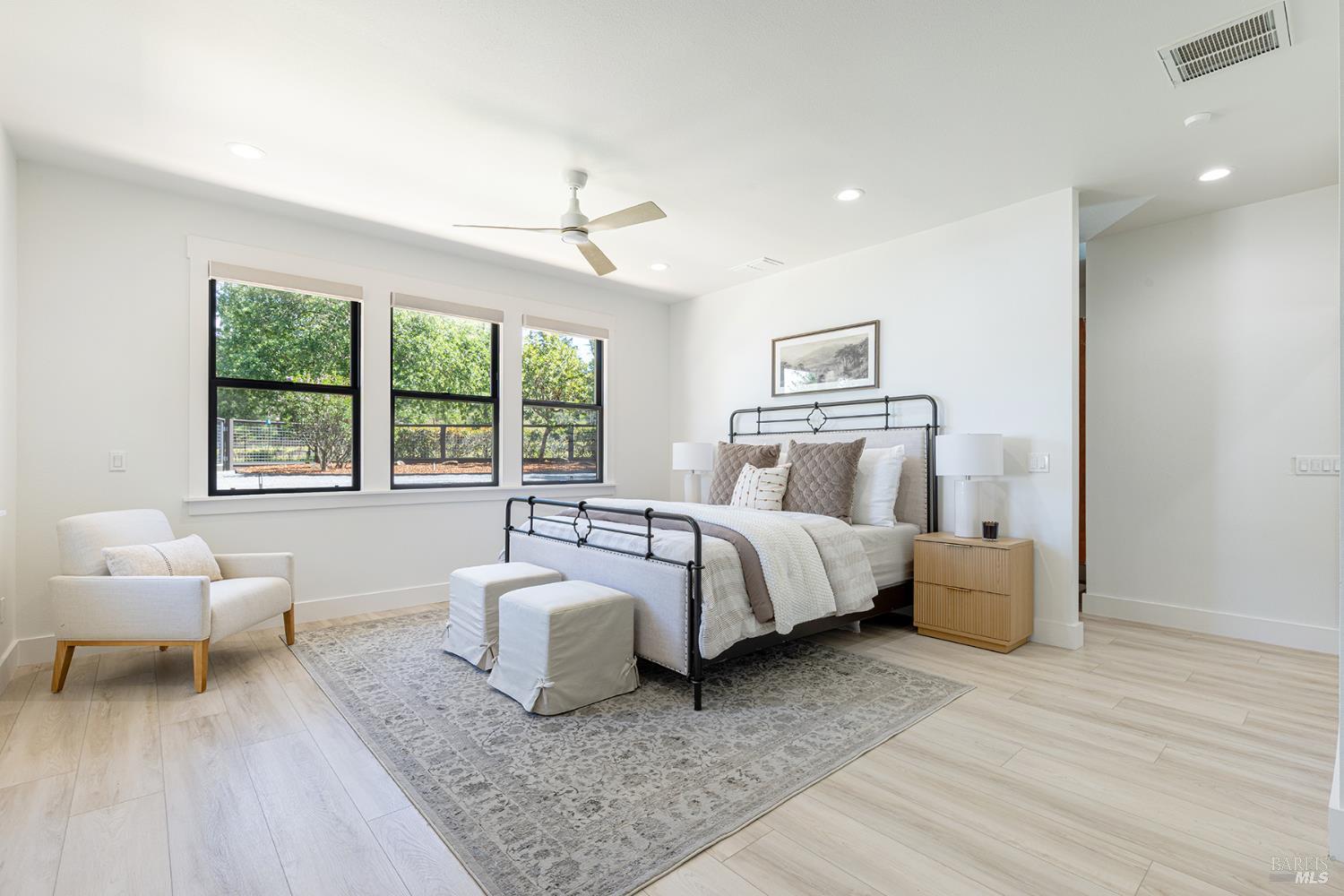 14734 Young Road Healdsburg, CA 95448 - Photo 39 of 47 a bedroom with a bed and a couch
