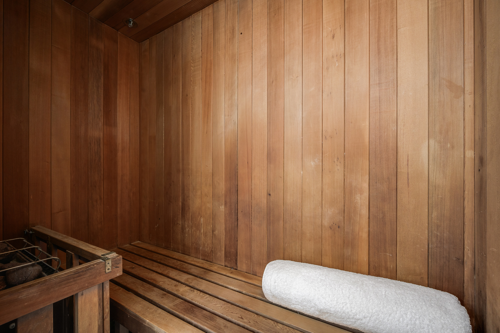 180 East Pearson Street, Unit 6802 Chicago, IL 60611 - Photo 28 of 33 a view of small space with wooden walls