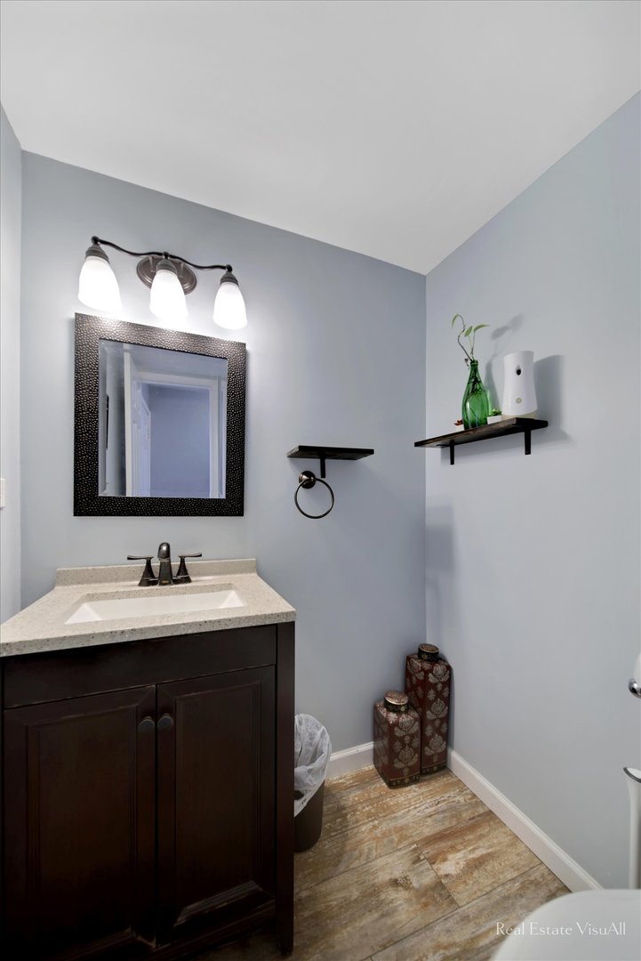 1005 Spring Mill Drive Hoffman Estates, IL 60169 - Photo 18 of 44 a bathroom with a sink and a mirror