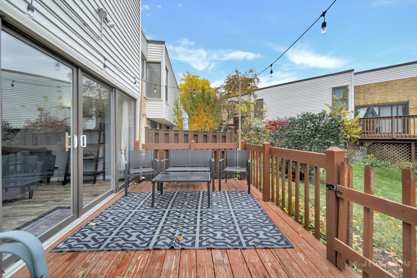 1005 Spring Mill Drive Hoffman Estates, IL 60169 - Photo 34 of 44 a view of a chairs on the deck