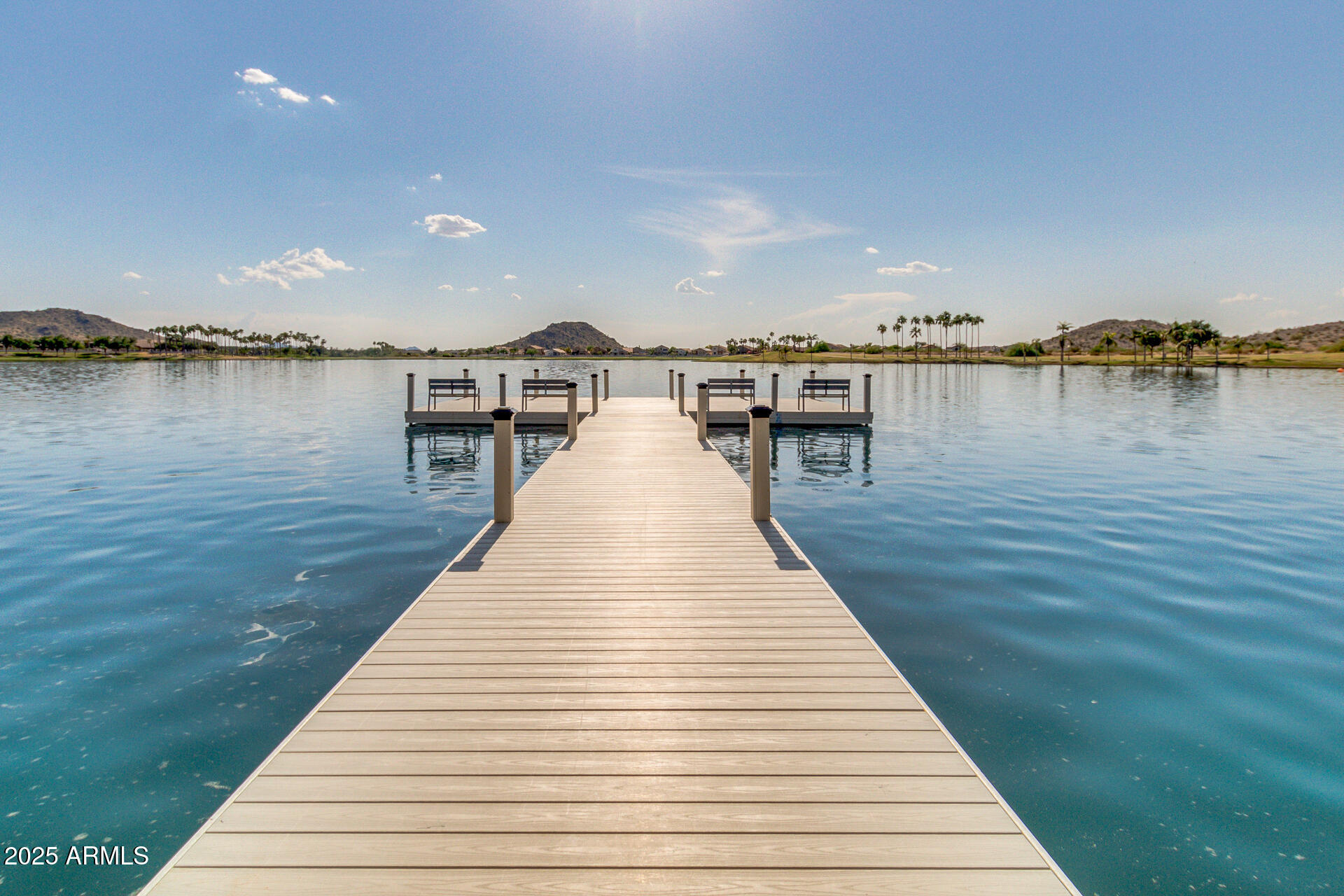 17743 West Verdin Road Goodyear, AZ 85338 - Photo 44 of 69 a wooden pier with boats and trees in the background