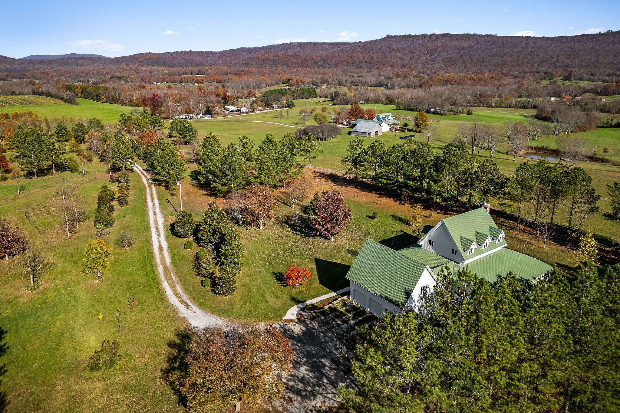 225 Apple Valley Lane Morrison, TN 37357 - Photo 3 of 74 an aerial view of a house with a mountain