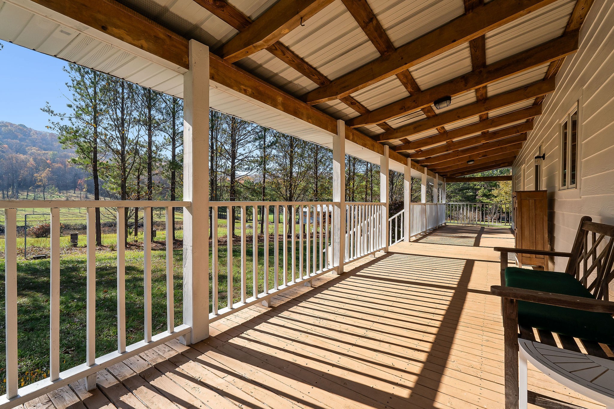 225 Apple Valley Lane Morrison, TN 37357 - Photo 45 of 74 a view of a balcony with wooden floor