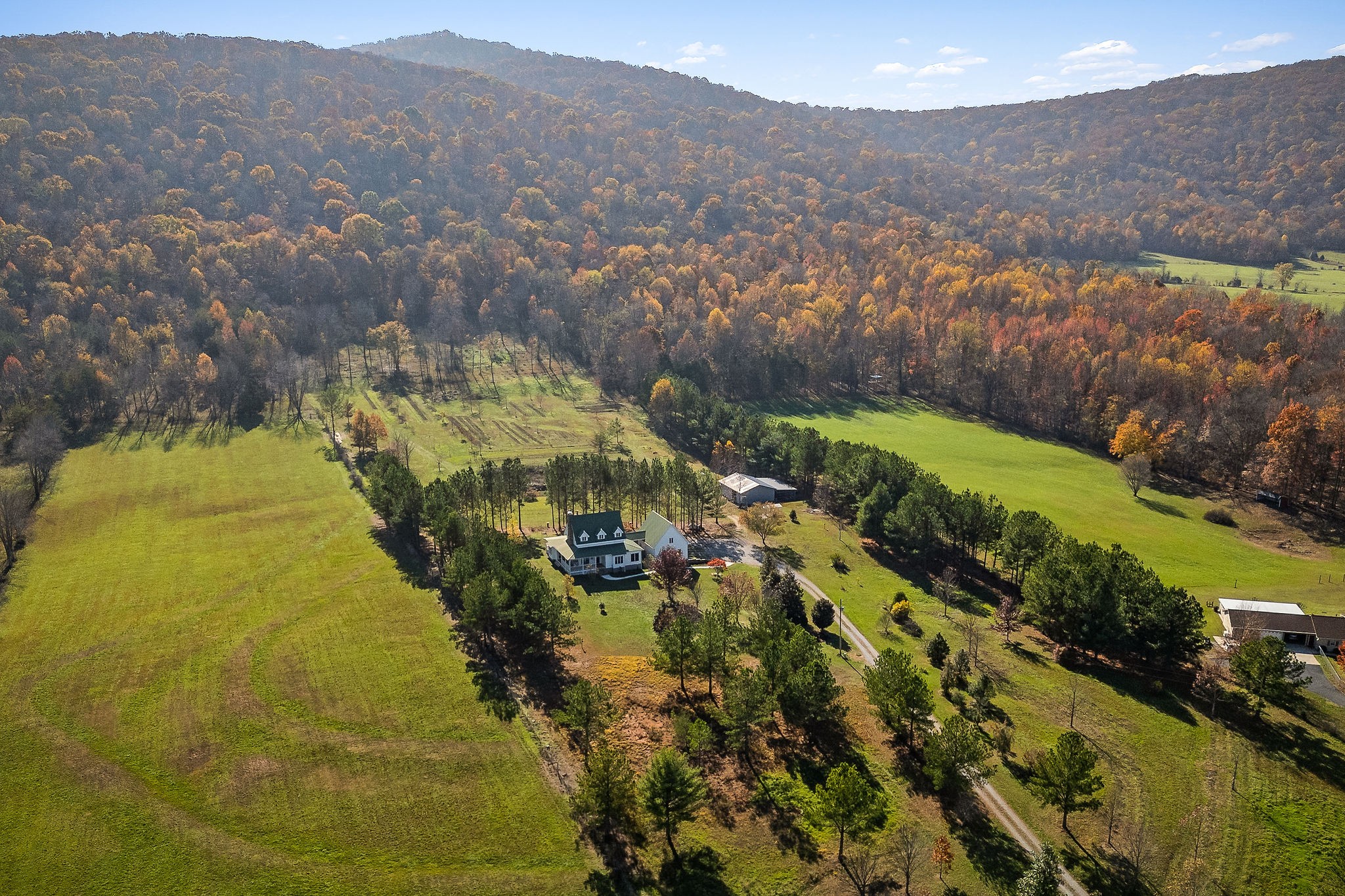 225 Apple Valley Lane Morrison, TN 37357 - Photo 58 of 74 an aerial view of residential houses with outdoor space