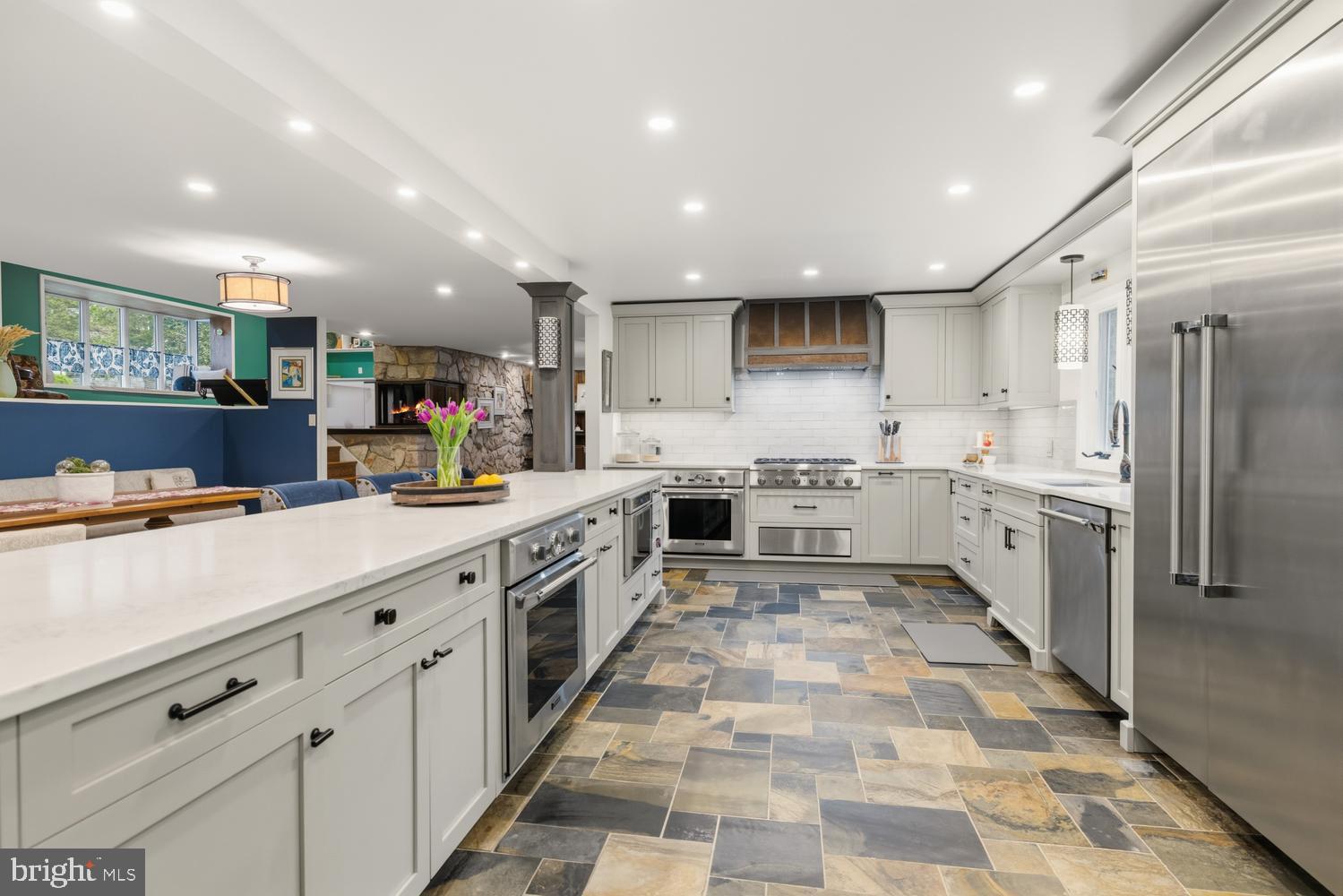 1074 Pheasant Road Rydal, PA 19046 - Photo 13 of 51 a large kitchen with stainless steel appliances lots of counter top space