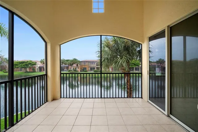 a balcony view with an outdoor space