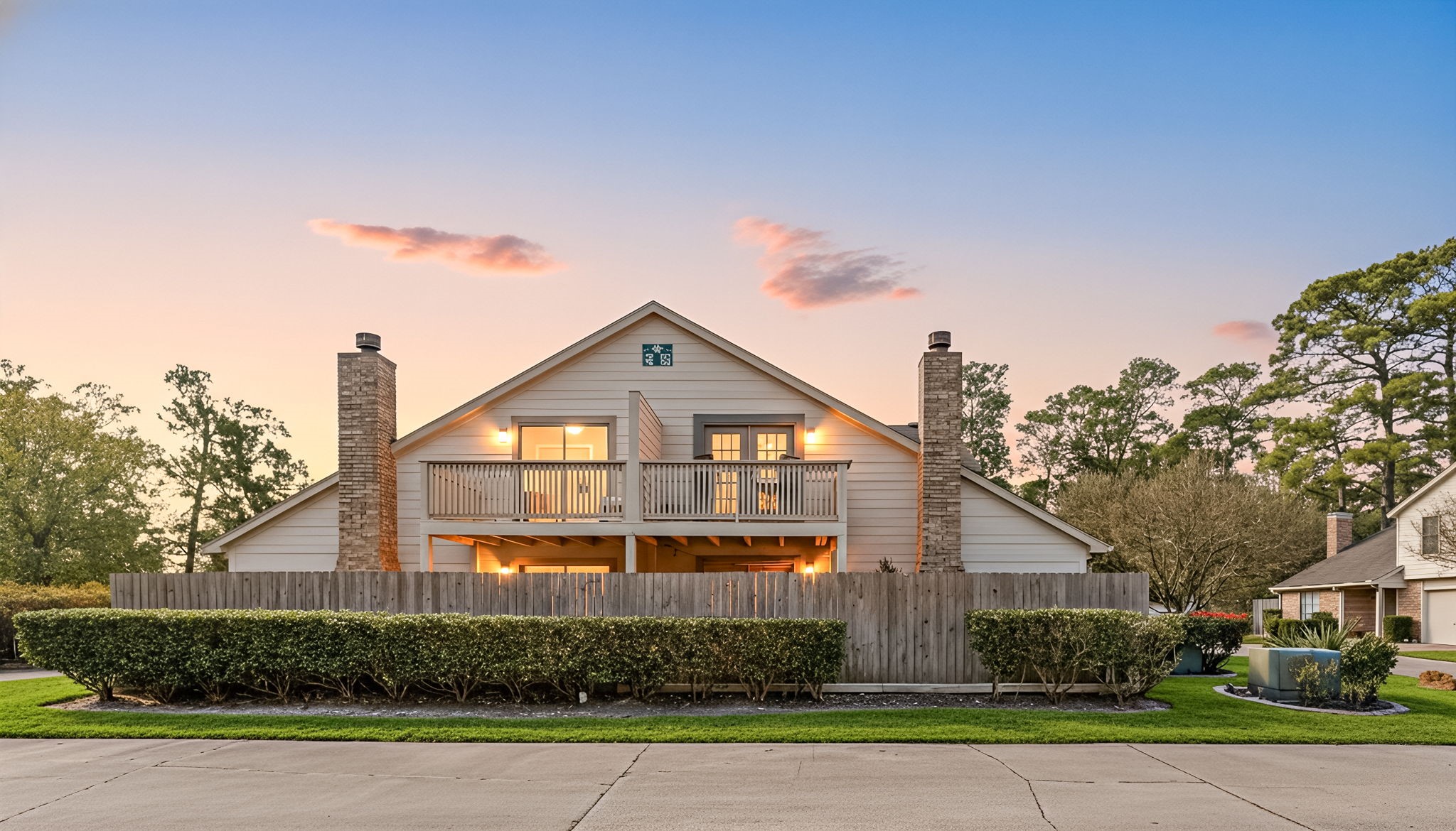 16919 Chapel Pines Drive, Unit 128 Spring, TX 77379 - Photo 20 of 24 A charming exterior view showcasing classic architecture, manicured landscaping, and a welcoming presence that reflects the quiet, well-kept atmosphere of the community.