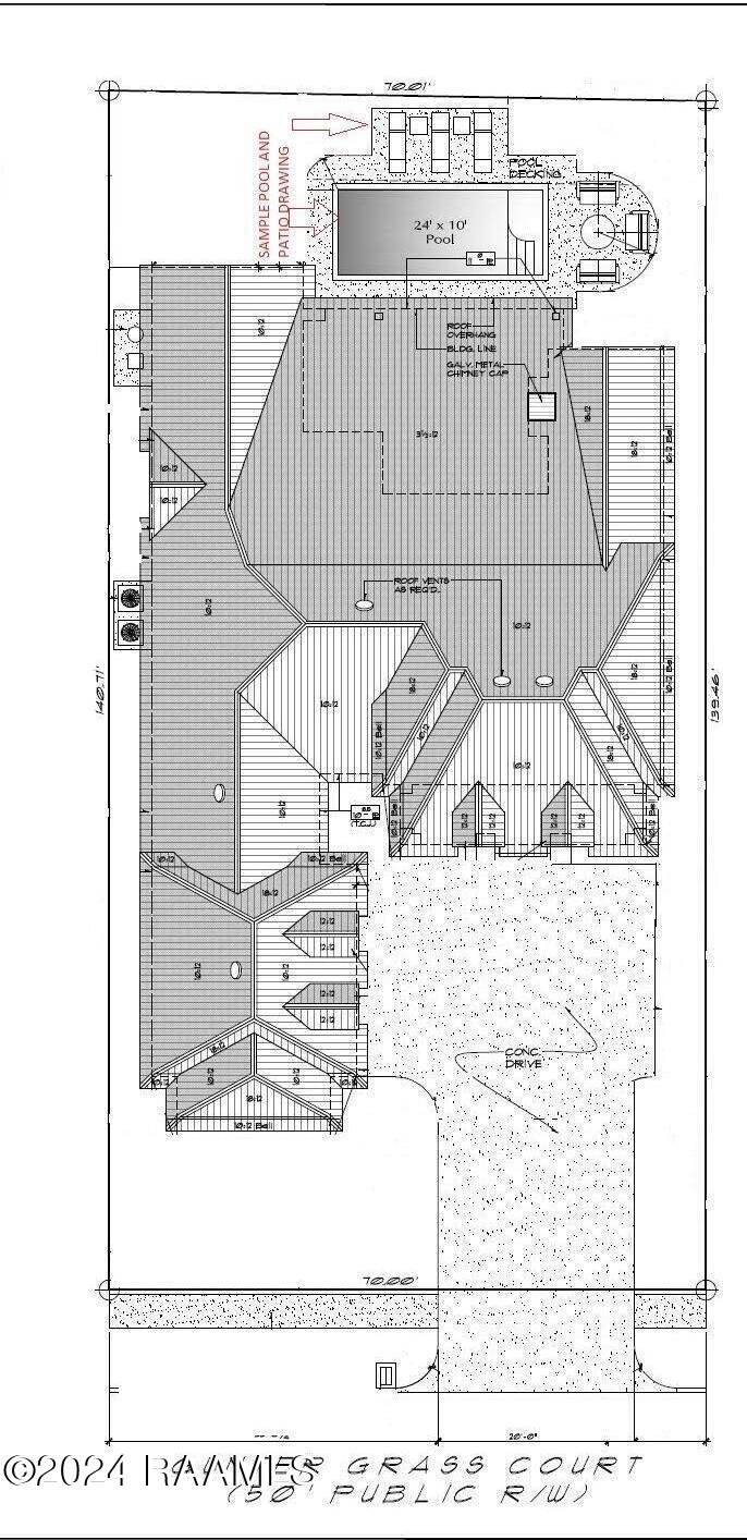 301 Gunter Grass Court Lafayette, LA 70508 - Photo 36 of 38 Site Plan