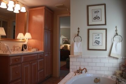 200 Ocean Road Bridgehampton, NY 11932 - Photo 12 of 17 a bathroom with a sink vanity and mirror