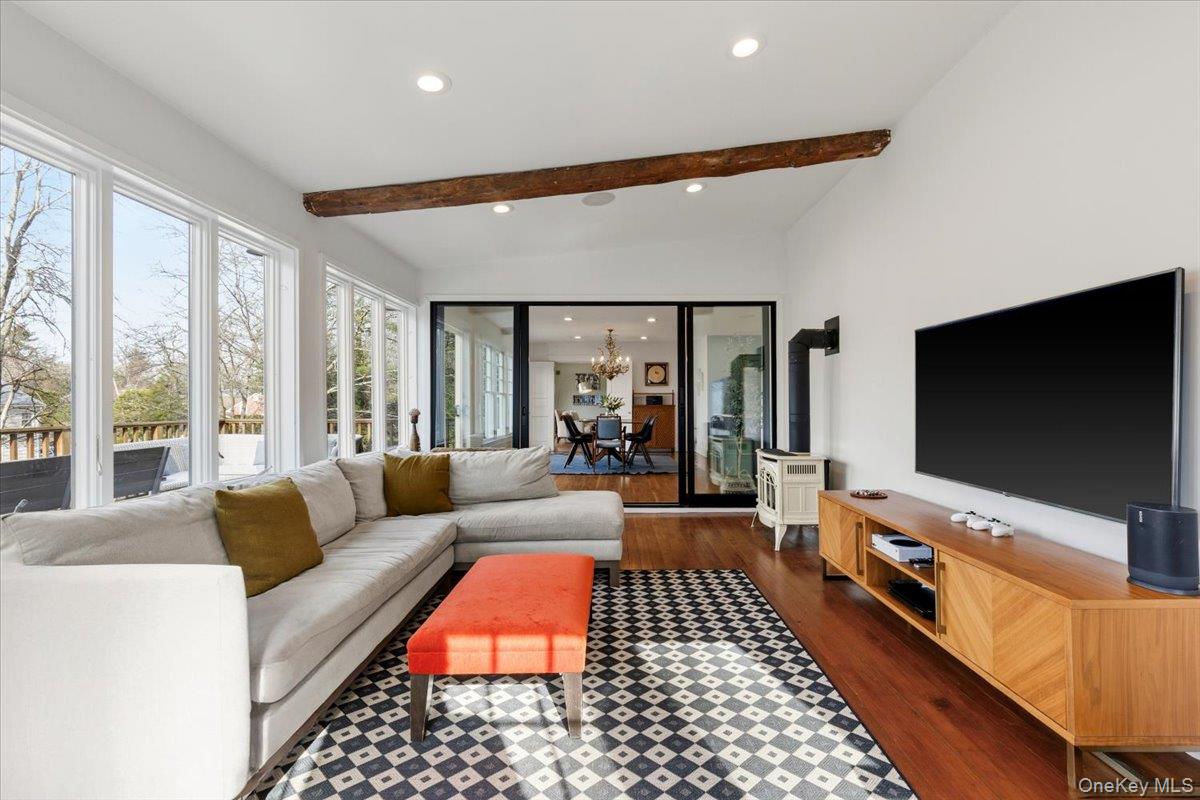 8 Douglas Circle Rye, NY 10580 - Photo 13 of 36 A gas stove adds warmth and charater to this fabulous family space.