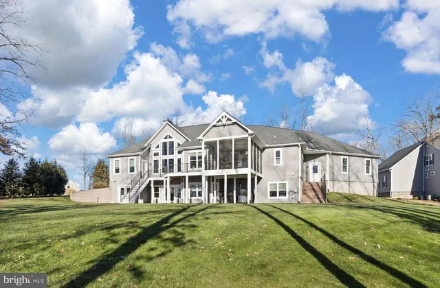 a front view of a building with street view