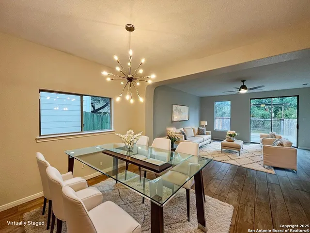 a outdoor space with furniture