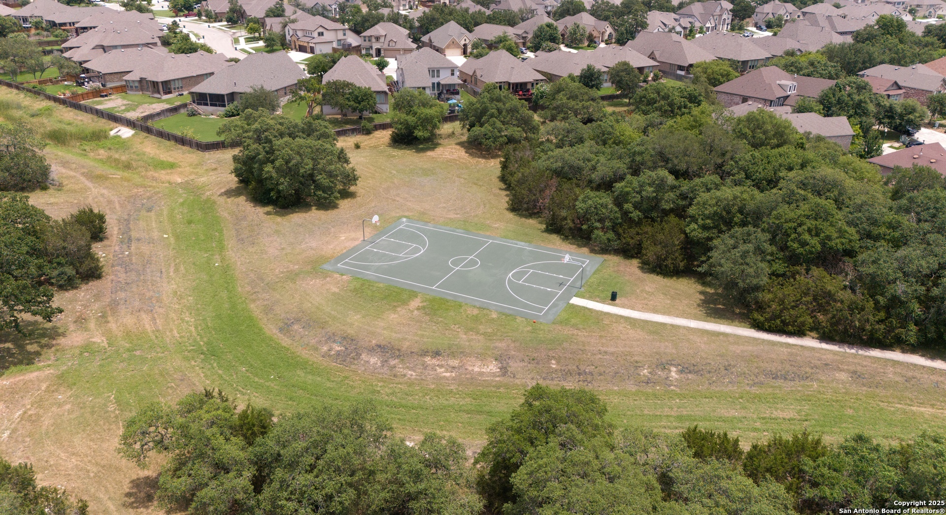 317 Sandy Shoal Boerne, TX 78006 - Photo 39 of 50 an aerial view of residential houses with outdoor space and trees