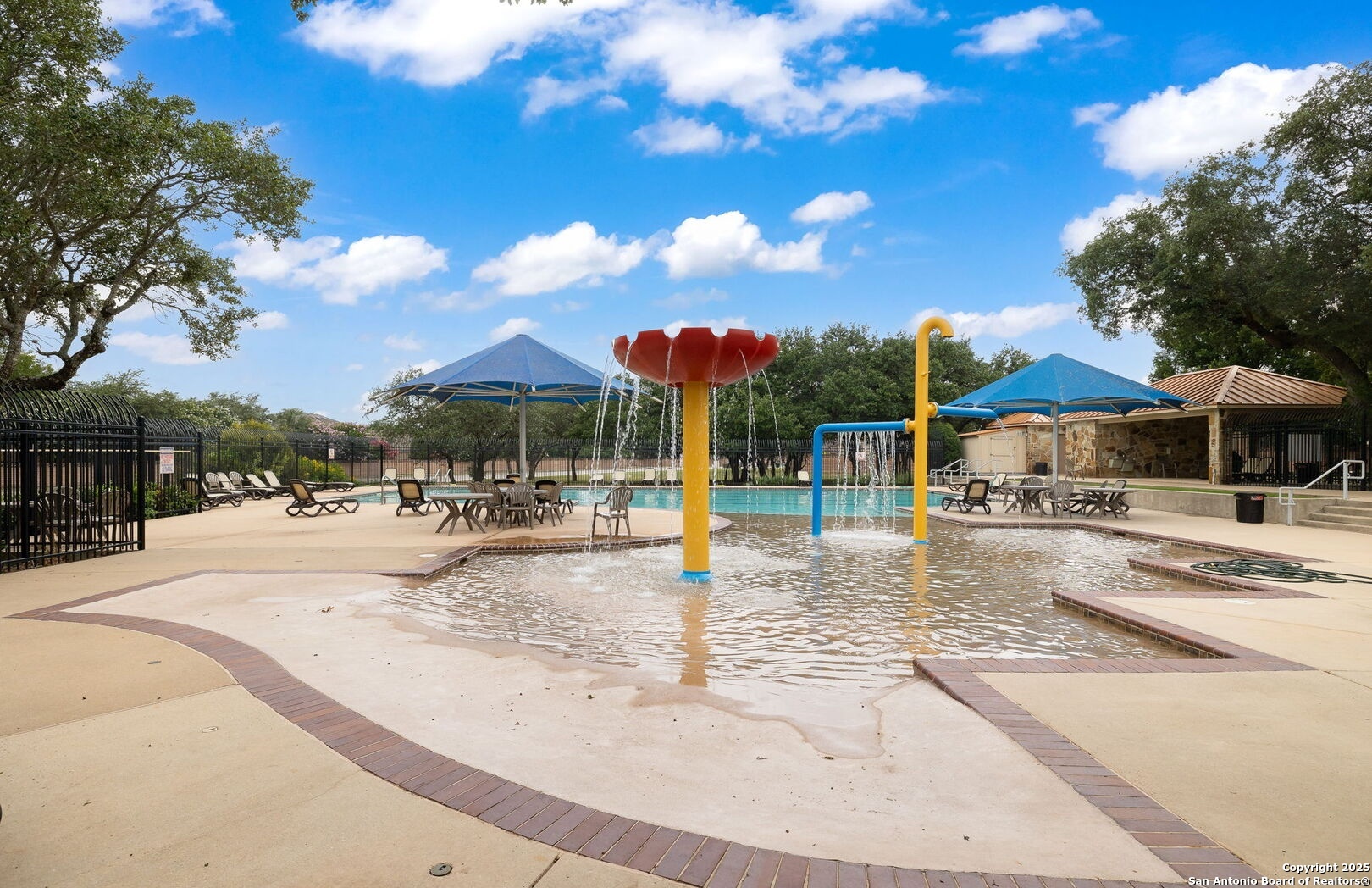 317 Sandy Shoal Boerne, TX 78006 - Photo 47 of 50 a view of a swimming pool with a patio
