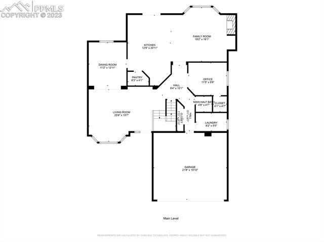 8480 Del Rio Road Peyton, CO 80831 - Photo 6 of 8 Main Level Floor Plan