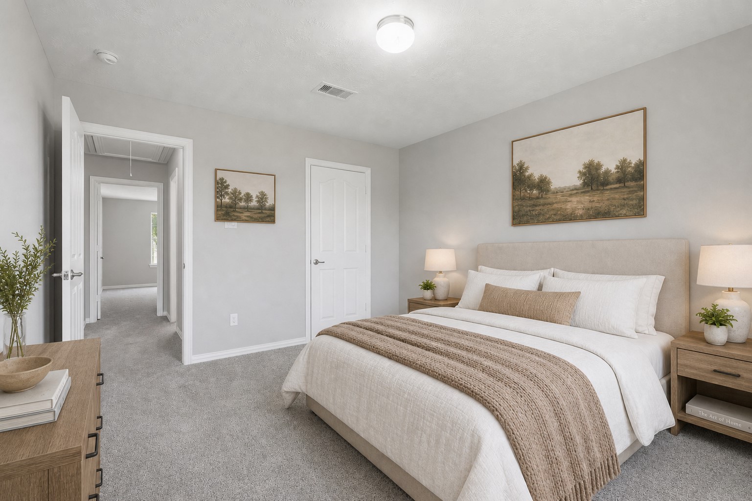 25926 Morgan Springs Spring, TX 77373 - Photo 32 of 49 Another view of this generously sized secondary bedroom showcases its versatile layout, large closet, and easy access to the upstairs game room and shared full bathroom. **Photo is Virtually Staged**