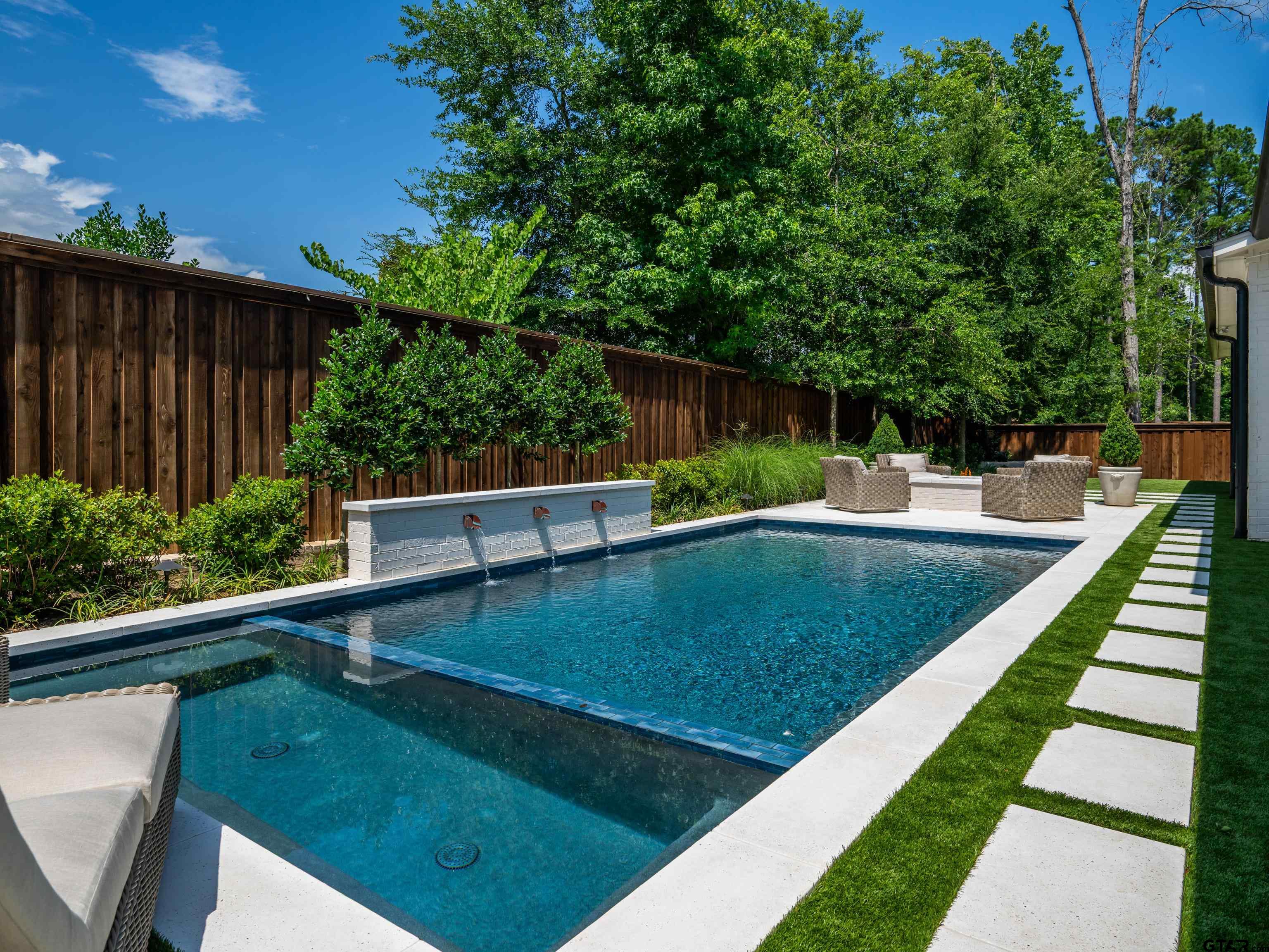 1555 Maple Lane Tyler, TX 75703 - Photo 41 of 43 a view of a backyard with sitting area