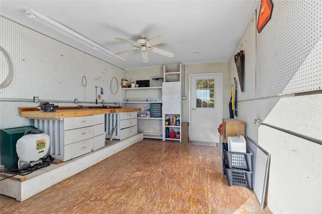 a view of a house with a garage