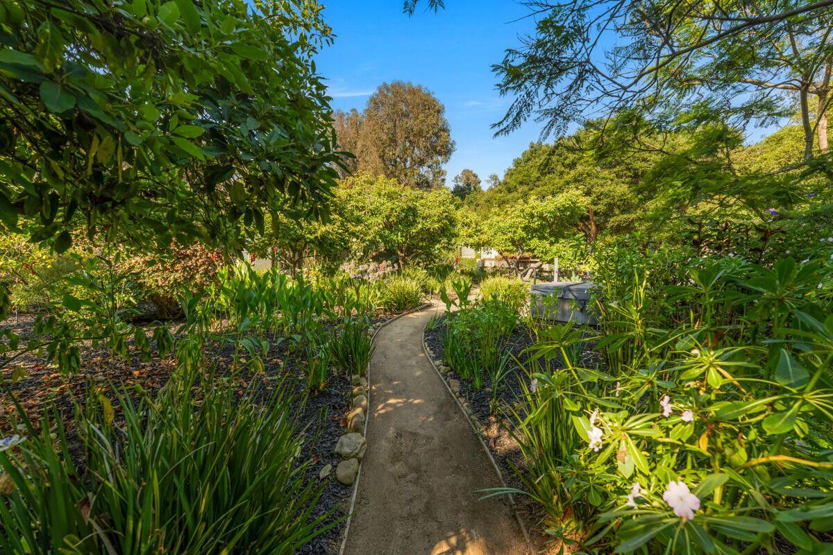 99 La Vuelta Road Montecito, CA 93108 - Photo 27 of 35 side yard from primary bedroom door