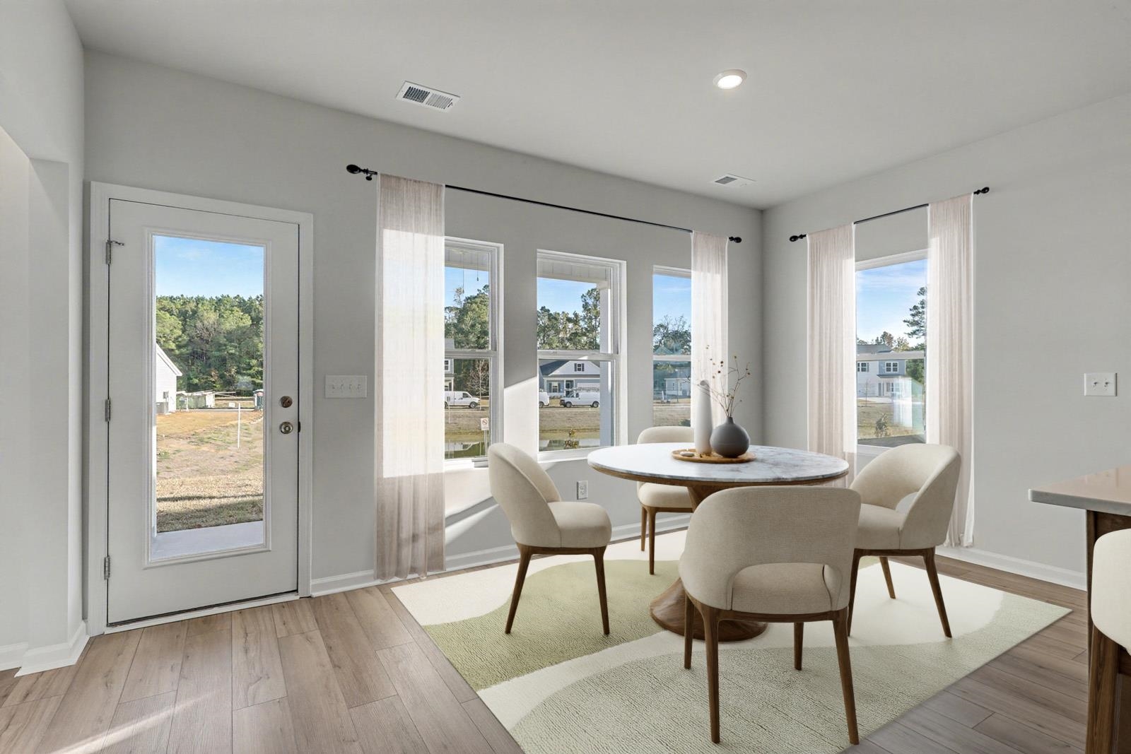 1118 Hainer Place Drive Conway, SC 29526 - Photo 22 of 28 Dining space with light wood-type flooring and recessed lighting
