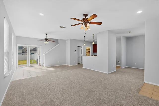 a view interior of a house with an empty space