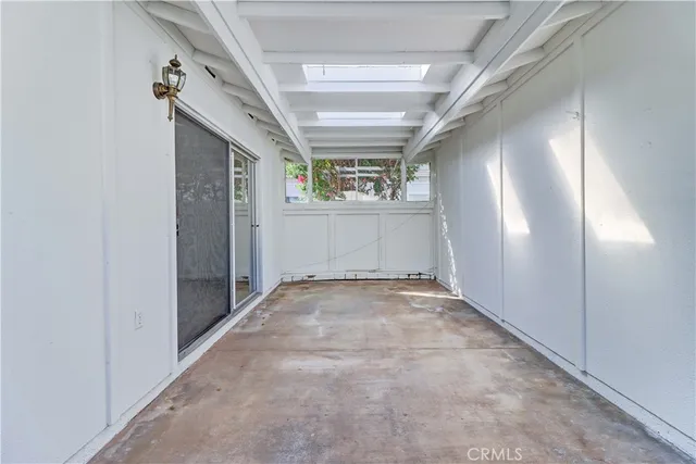 a view of empty room