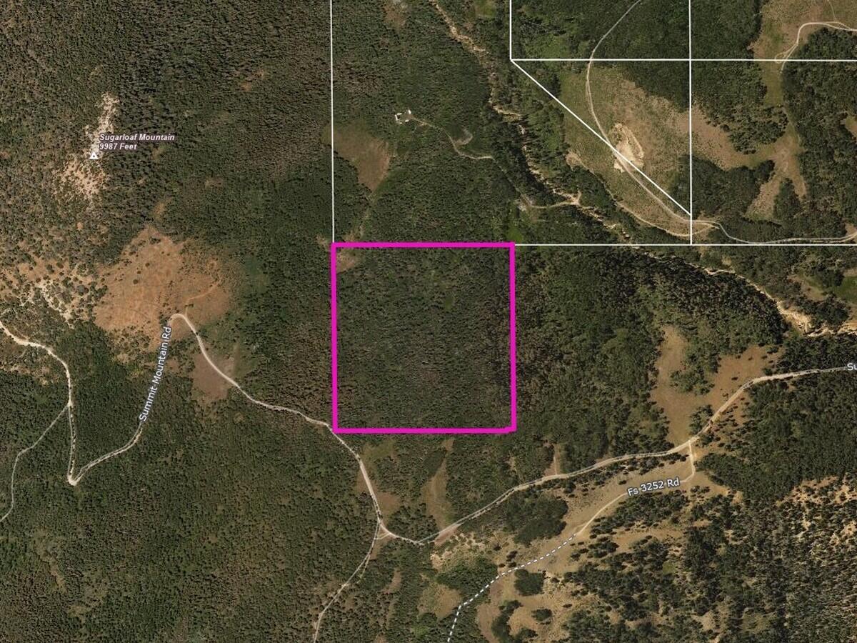 40 Acres Summit Mountain Road Brian Head, UT 84719 - Photo 32 of 32 Google Earth Approx Outline