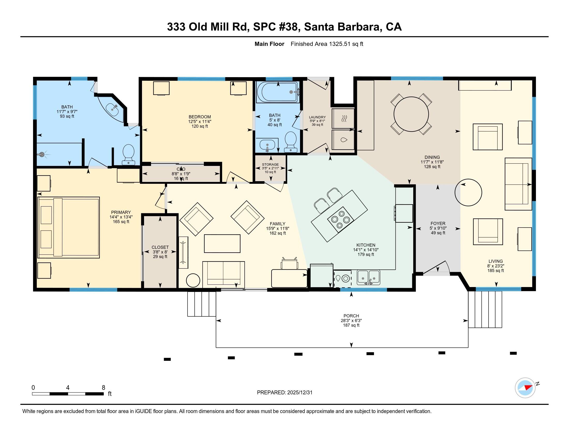 333 Old Mill Road, Unit 38 Santa Barbara, CA 93110 - Photo 2 of 32 1-333-38 Old Mill Rd_floor_imperial_en_1