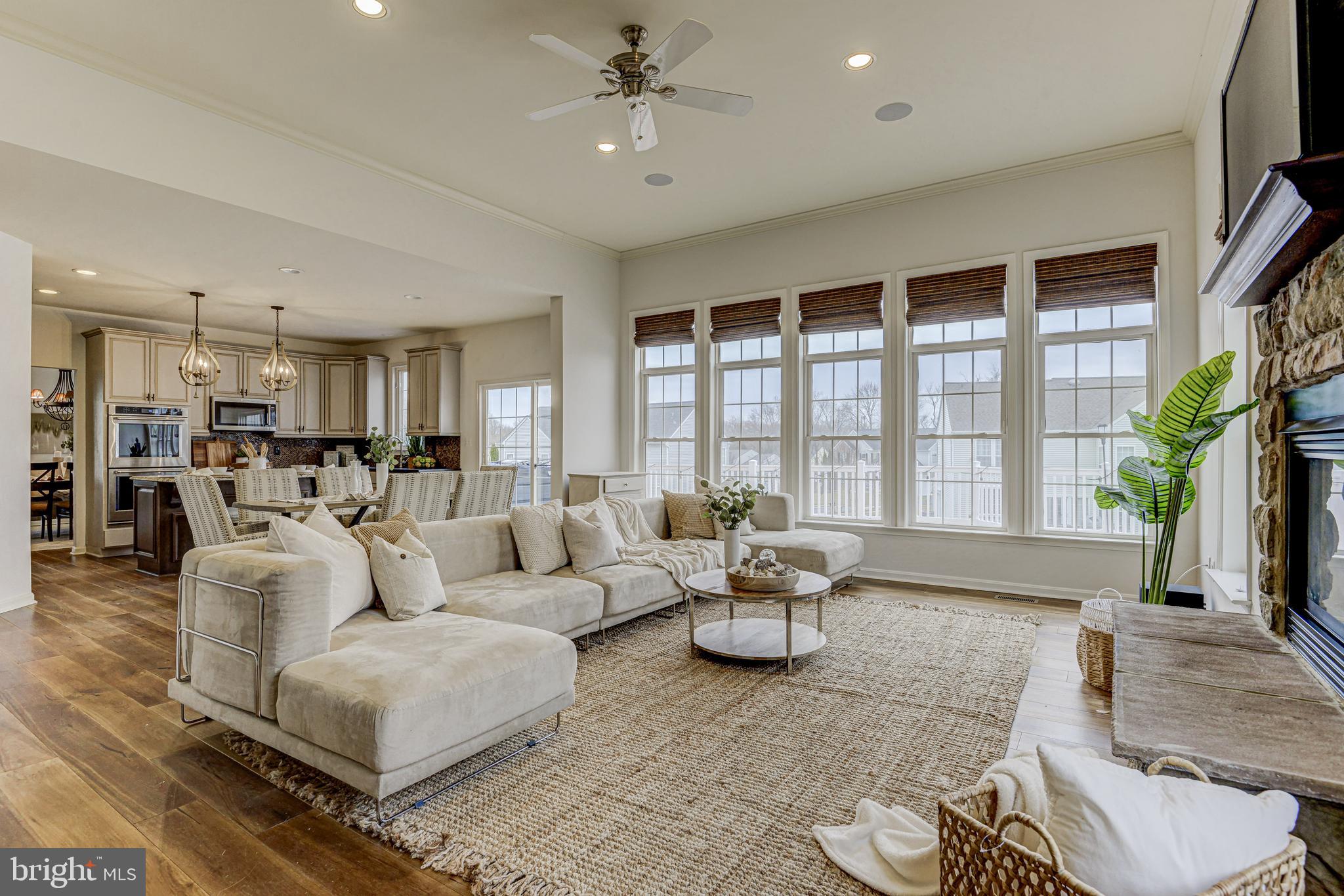 812 Stable Manor Road Reisterstown, MD 21136 - Photo 5 of 53 Family Room with Stone Surround FP