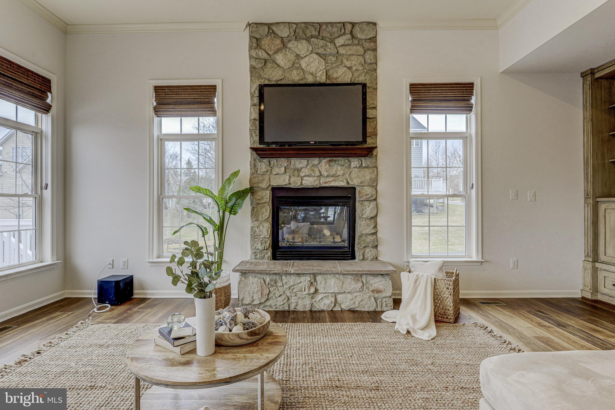 812 Stable Manor Road Reisterstown, MD 21136 - Photo 6 of 53 Family Room with Stone Surround FP