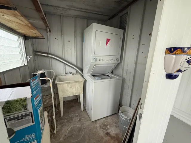 a view of a black gate