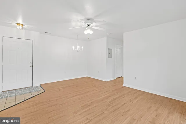 wooden floor in an empty room