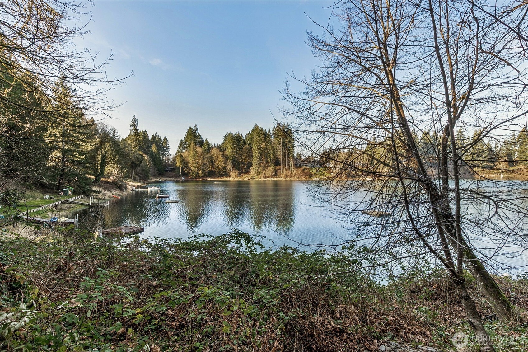 5221 Blvd Ext Road Southeast Olympia, WA 98501 - Photo 25 of 25 a view of a lake with houses