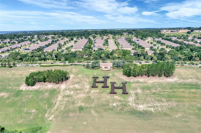 a view of a lake with a city