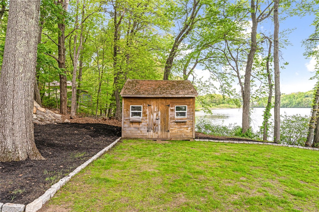 12 Hazel Point Road Smithfield, RI 02917 - Photo 31 of 47 Lakeside storage shed