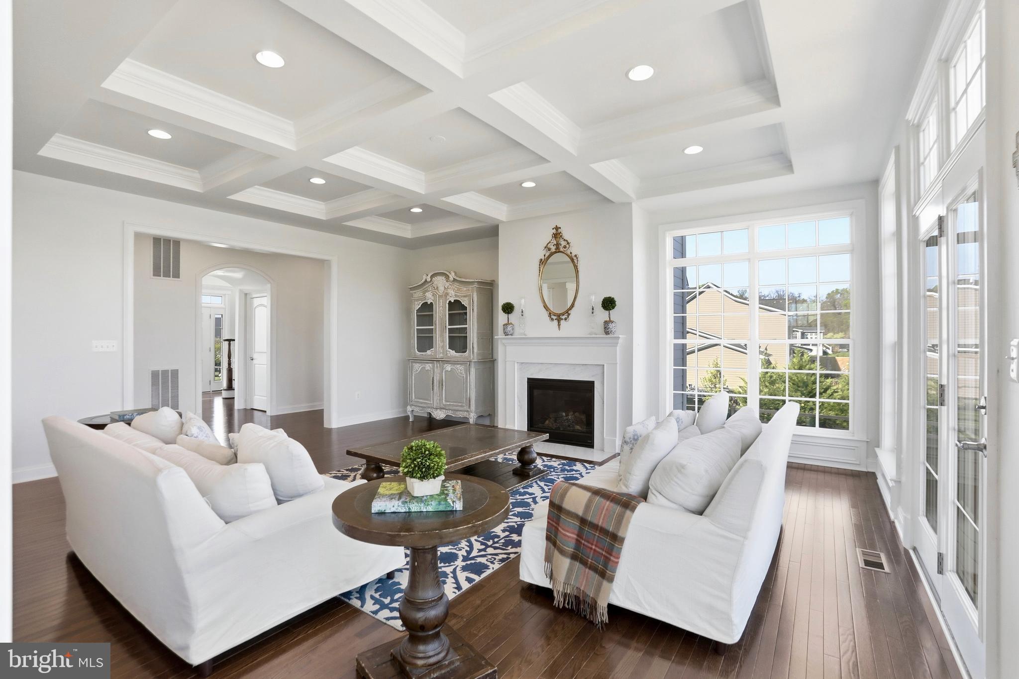 36972 Bridle Ridge Lane Purcellville, VA 20132 - Photo 16 of 44 a living room with fireplace furniture and a large window