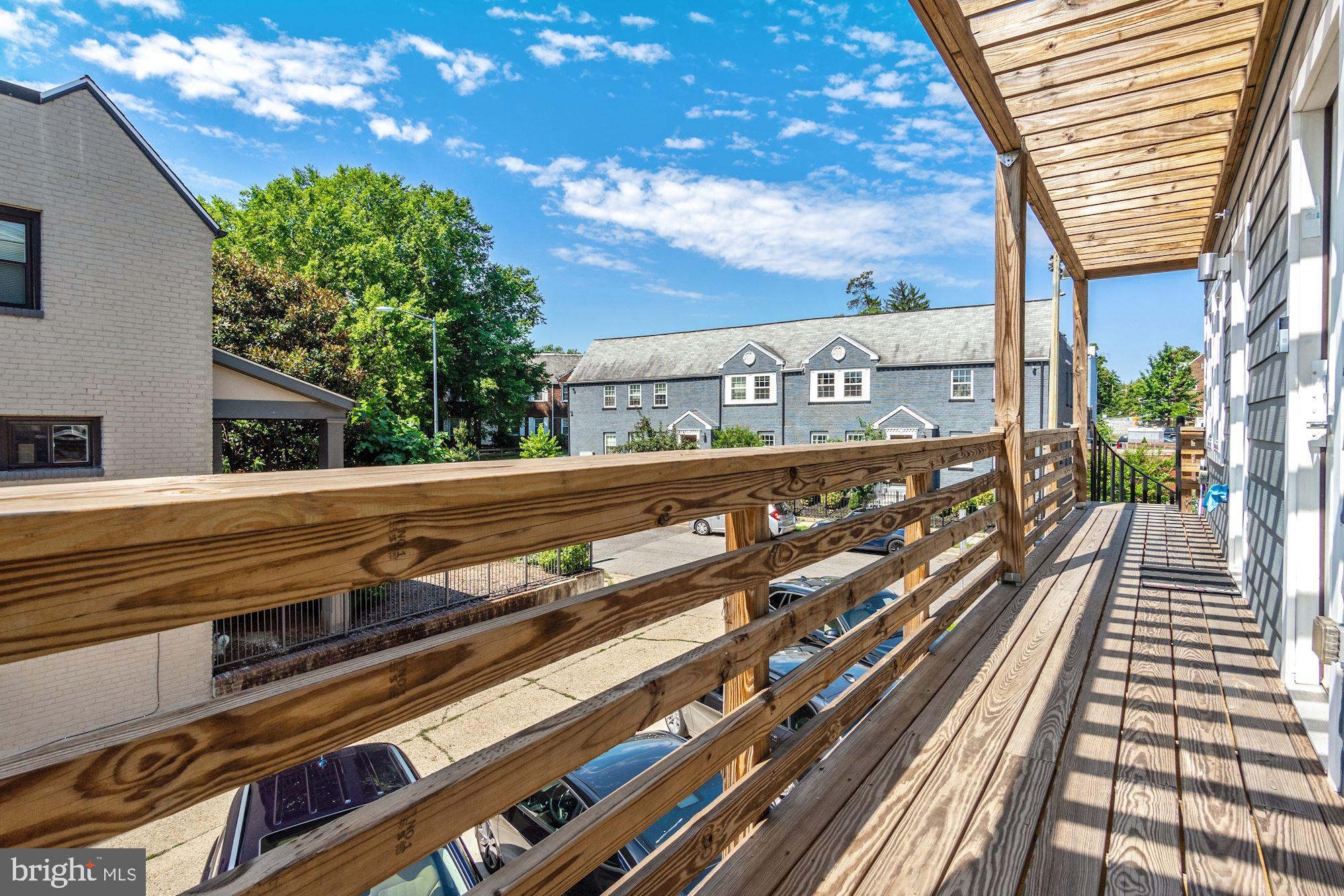 1823 D Street Northeast, Unit C Washington, DC 20002 - Photo 9 of 31 Large balcony