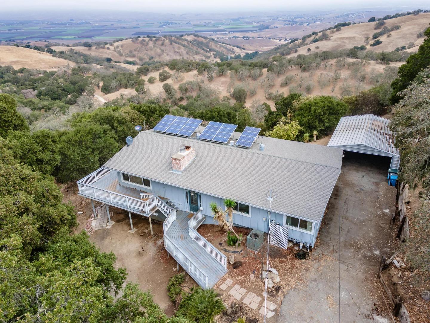 380 Hillside Road San Juan Bautista, CA 95045 - Photo 6 of 60 an aerial view of a house with a yard