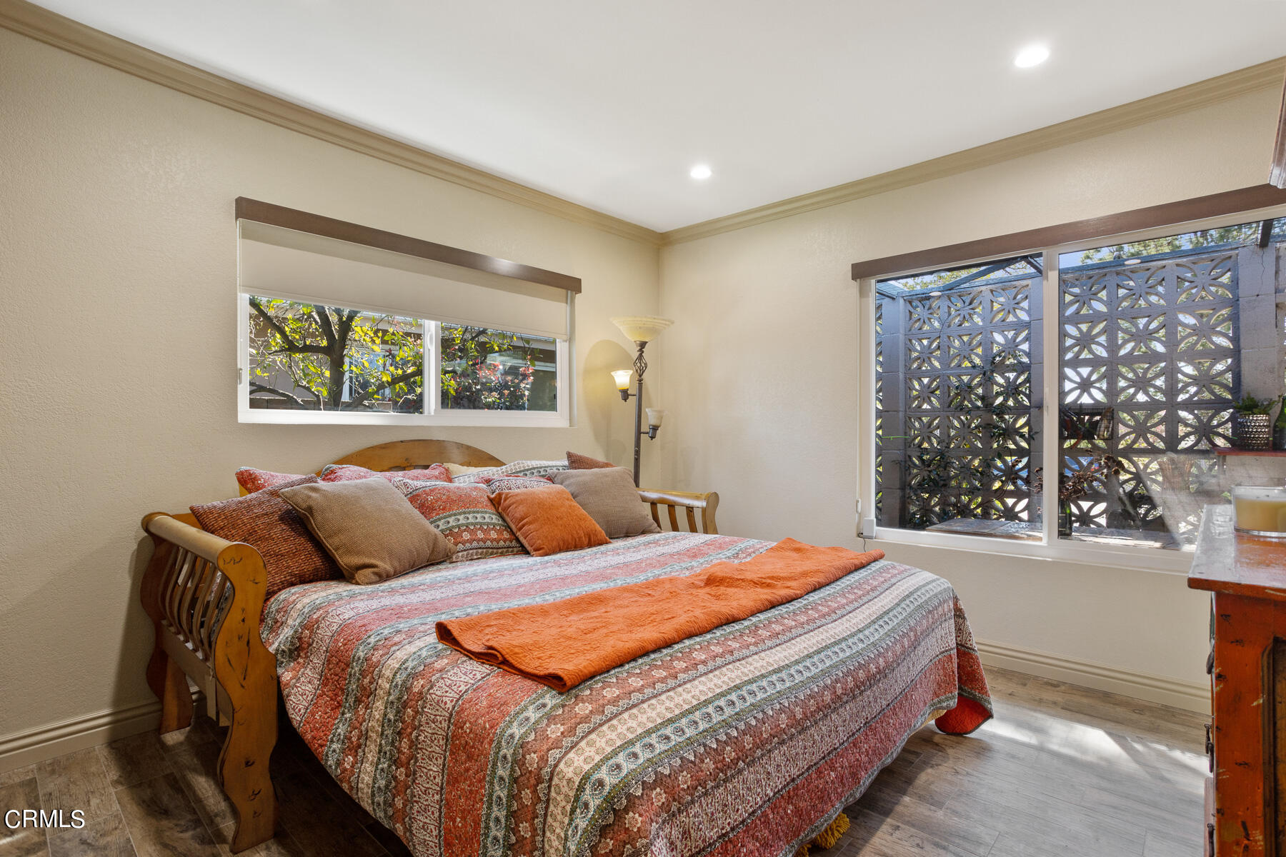 9400 Crystal View Drive Tujunga, CA 91042 - Photo 47 of 67 a bedroom with two beds and a large window