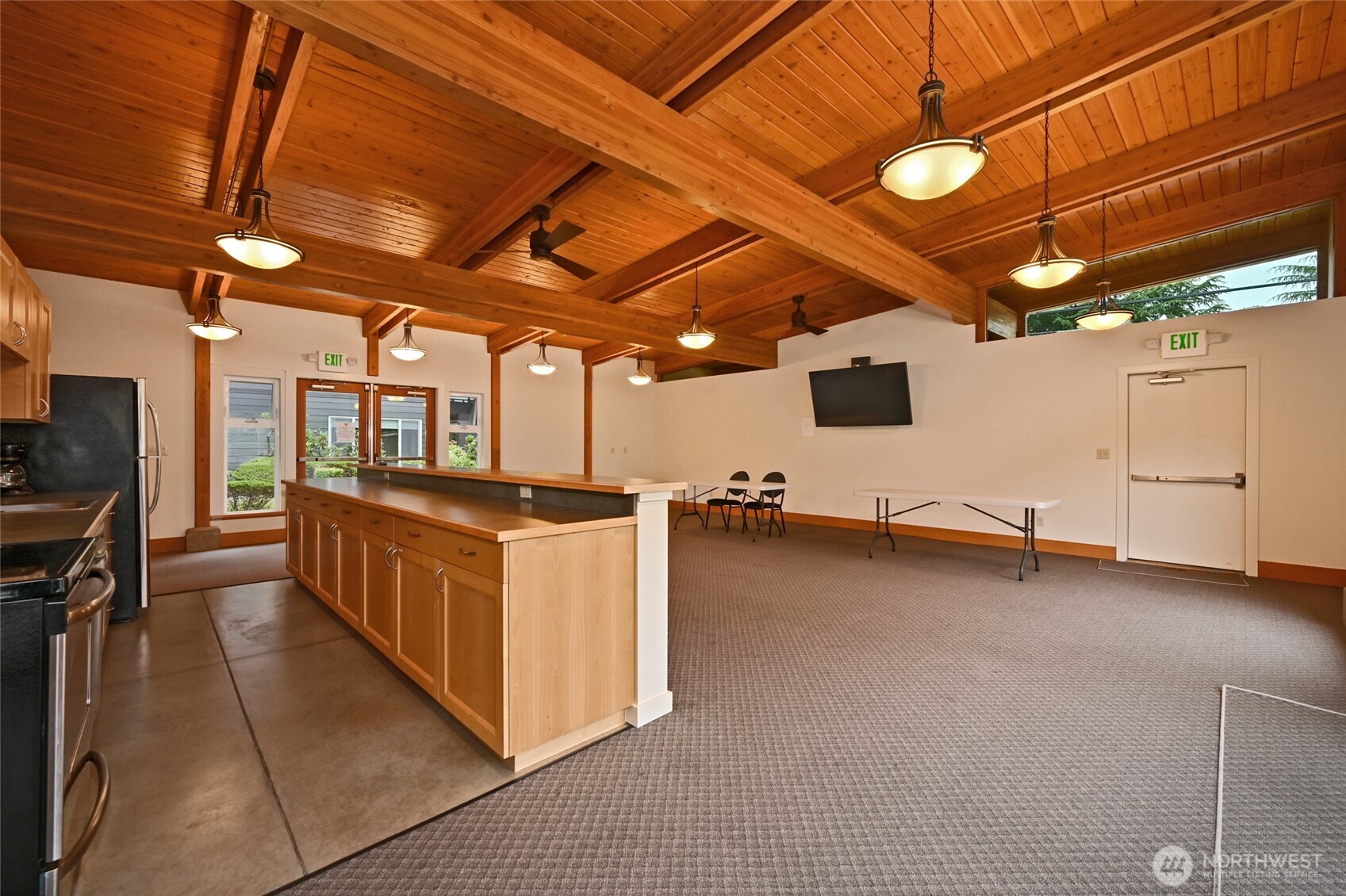 7021 Sand Point Way Northeast, Unit B319 Seattle, WA 98115 - Photo 21 of 29 a view of a room with racks on the wall
