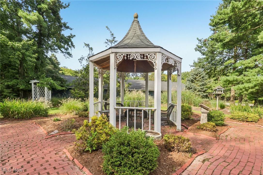 18336 Falling Water Road Strongsville, OH 44136 - Photo 42 of 50 View of outdoor structure with a gazebo and view of scattered trees