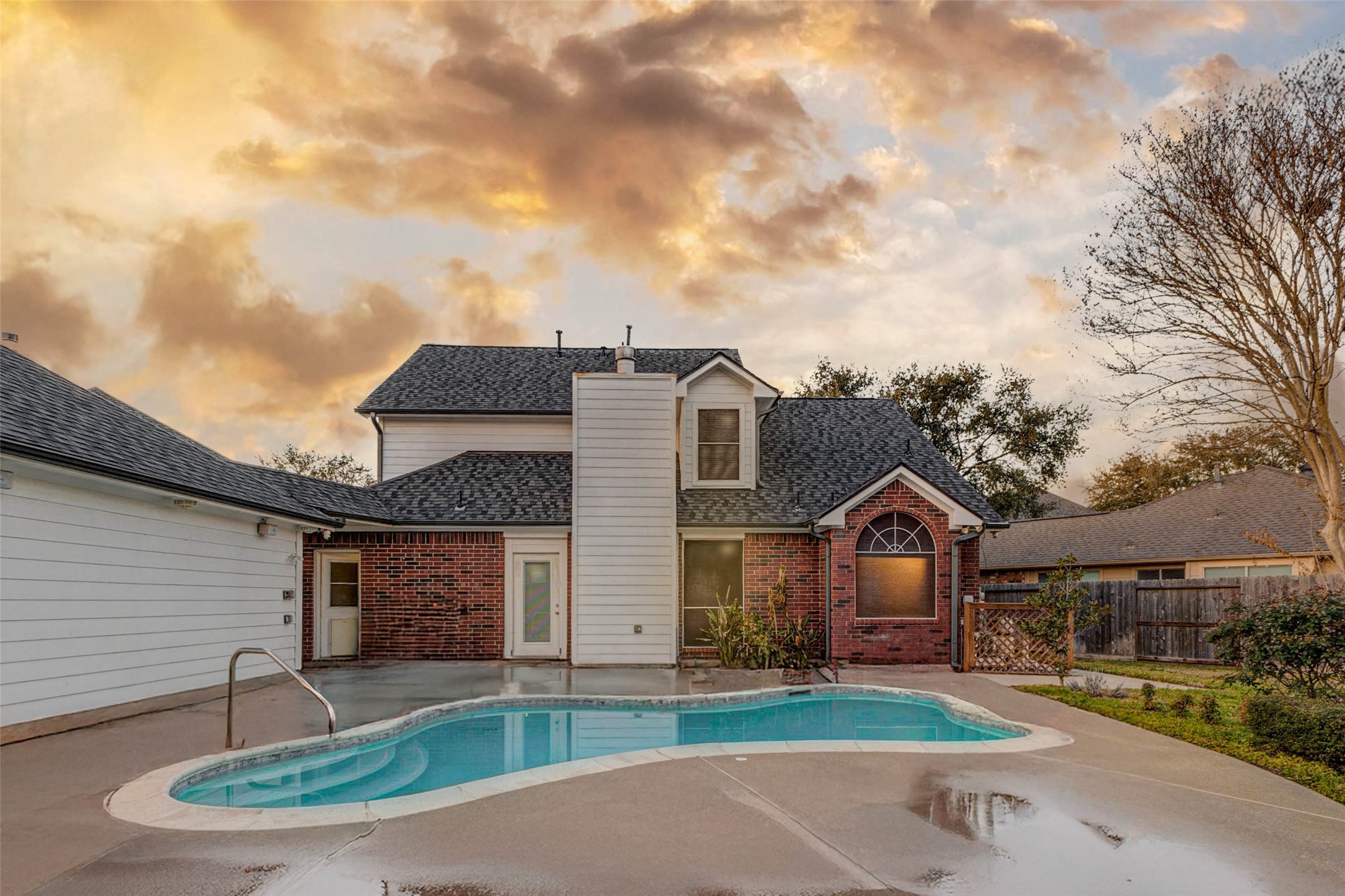 1723 Park Ridge Drive Katy, TX 77450 - Photo 27 of 28 VIEW OF THE POOL FROM PERGOLA IN BACK YARD