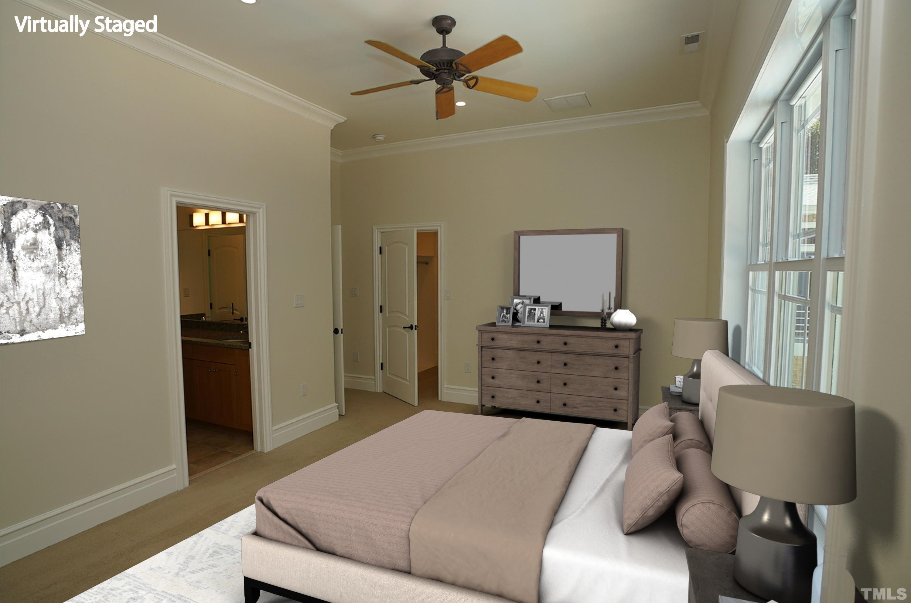 6007 Graystone Drive Chapel Hill, NC 27514 - Photo 12 of 30 Spacious secondary bedroom with nice closet space.