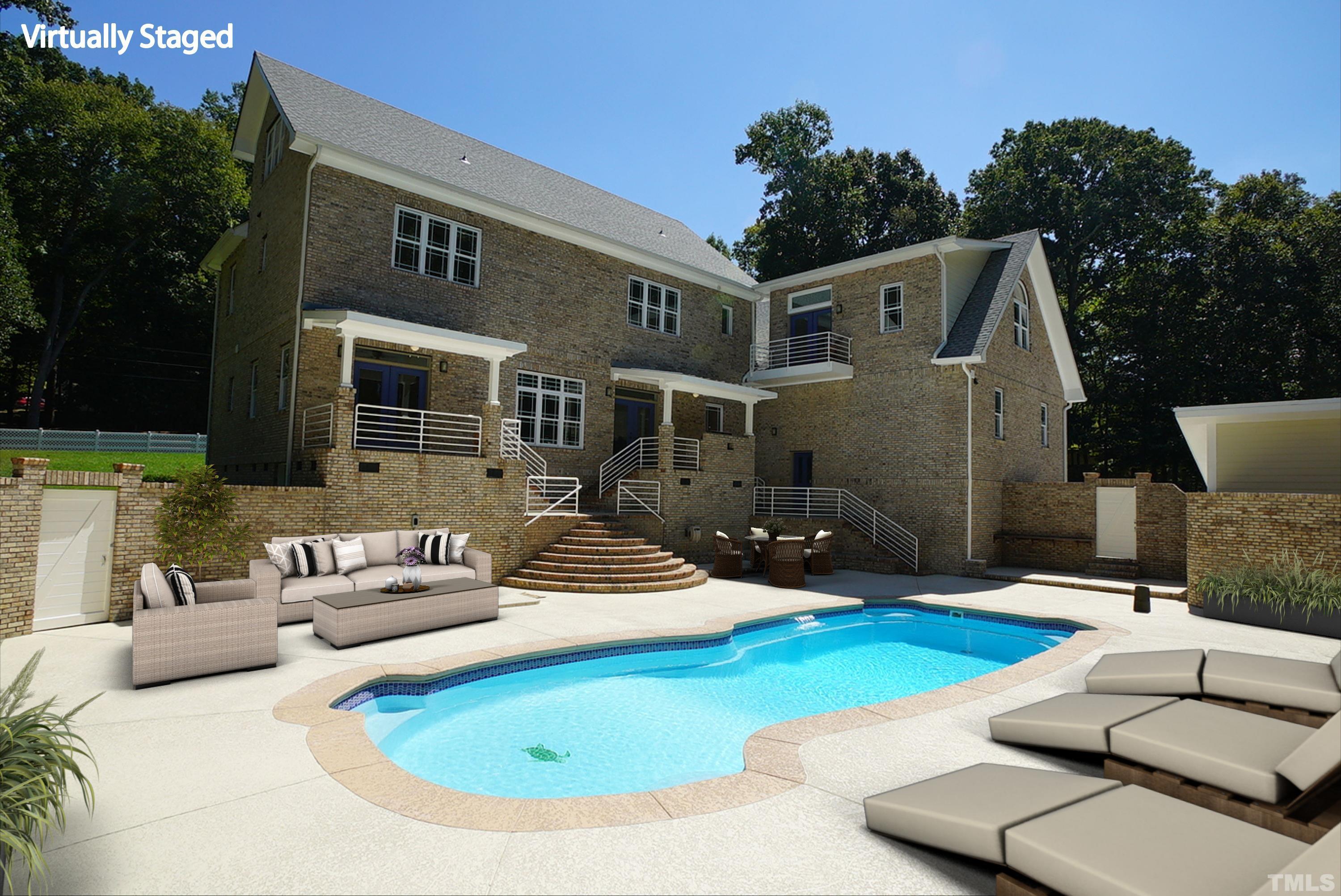 6007 Graystone Drive Chapel Hill, NC 27514 - Photo 22 of 30 Back view of the home.
