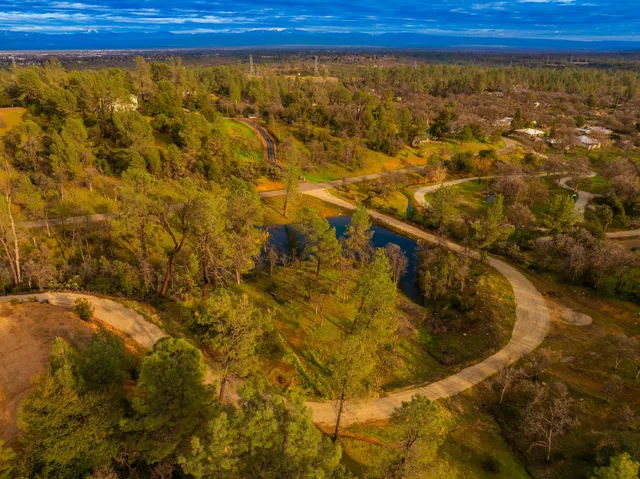 a view of a lake with boats